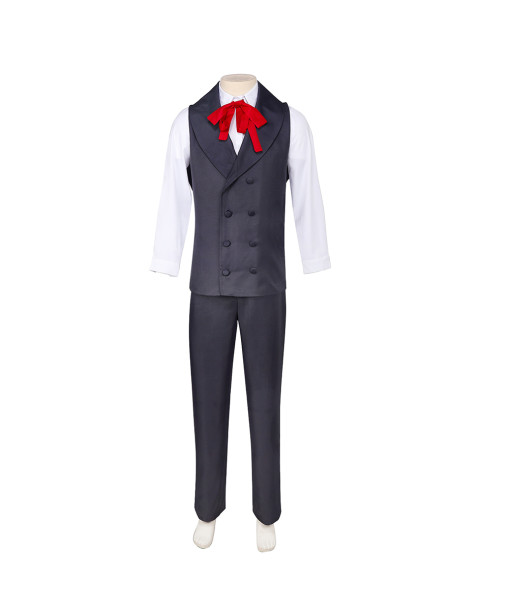 Red Coat Vampire Gentlemen Cosplay Halloween Costume