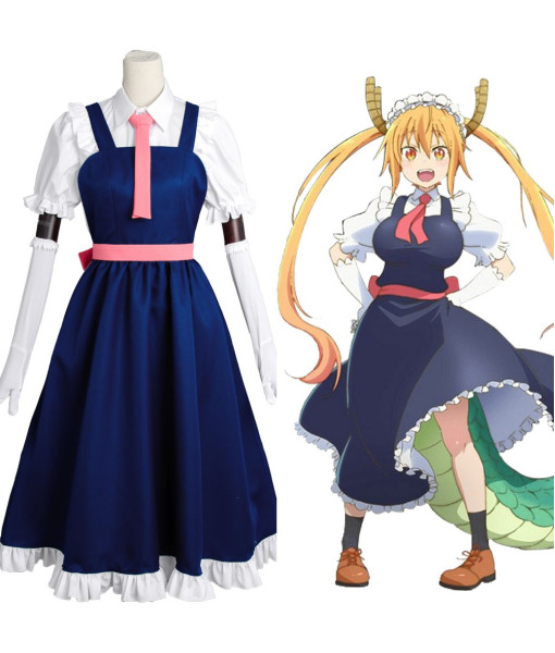 Maid Toru Miss Kobayashi-san Dragon Tohru Maid Uniform Cosplay Costume