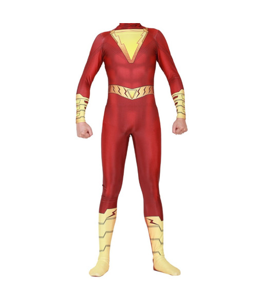 Billy Batson Shazam 2019 DC Movie Jumpsuit Ver. B Cosplay Costume