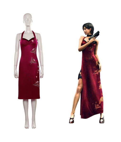 Ada Wong Resident Evil 4 Jumpsuits Halloween Cosplay Costume