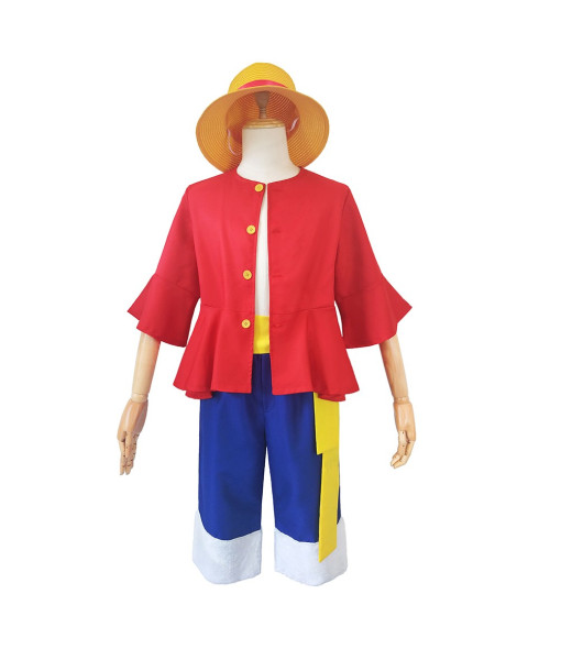 Monkey D. Luffy One Piece Outfits Halloween Cosplay Costume