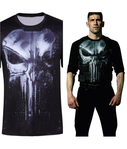 Teen Skull Printed T-shirt Outfits 