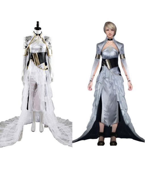 Luna Final Fantasy XV FF 15 Costume Lunafreya Nox Fleuret Dress Cosplay Costume