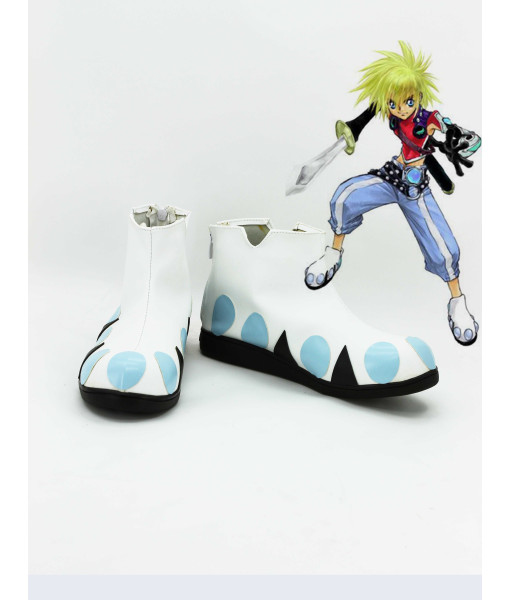 Tales of Destiny 2 Kay Road·Dina Minsi Cosplay Boots Costume from Tales of Destiny 2