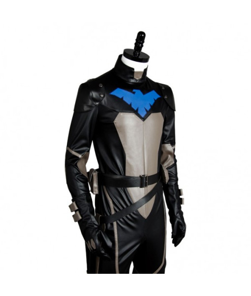 Nightwing Young Justice S2 Uniform Jumpsuit Cosplay Costume