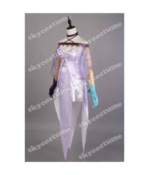 Fate Grand Order Caster Lily Medea Cosplay Costume Outfit Uniform Dress Gown Set