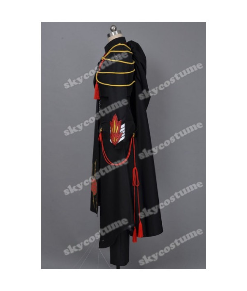 Code Geass Lelouch of the Rebellion Black Uniform Cosplay Costume