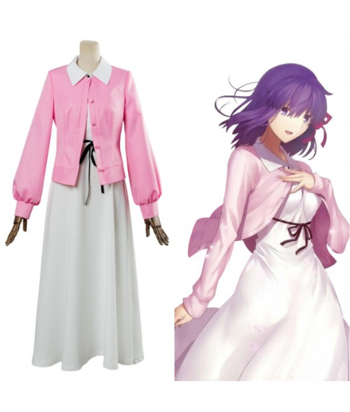 Sakura Fate/Stay Night Dress Cosplay Costume