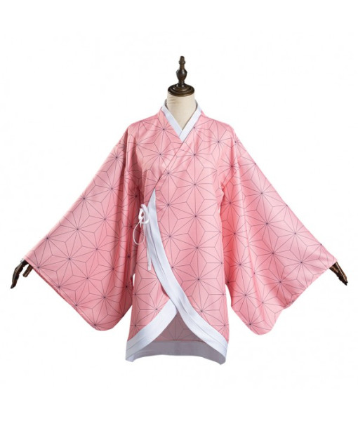 Kids Children Girl Pink Kimono Coat Halloween Costume