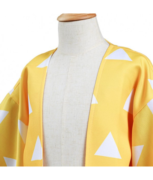 Kids Children Yellow Kimono Coat Halloween Costume
