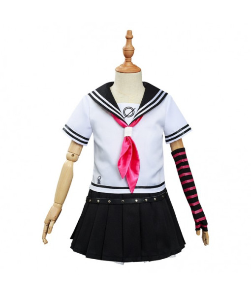 Kids Children Girls School Uniform Sailor Skirt Contrast Color Socks Halloween Costume