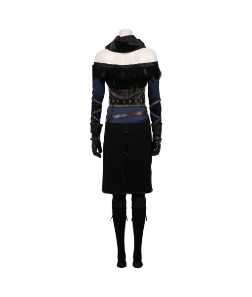 Yennefer The Witcher 3: Wild Hunt Top Skirt Outfit Halloween Carnival Suit Cosplay Costume