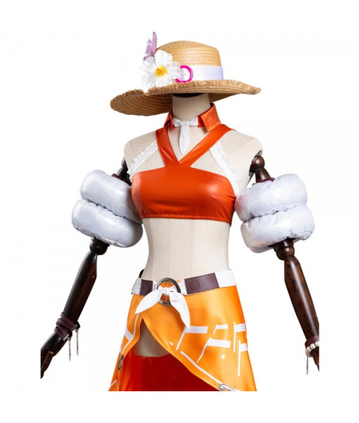 Ashe Game Overwatch OW Summer Skin Outfits Halloween Cosplay Costume