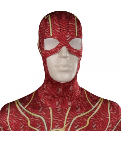 Barry Allen The Flash Jumpsuit Halloween Cosplay Costume
