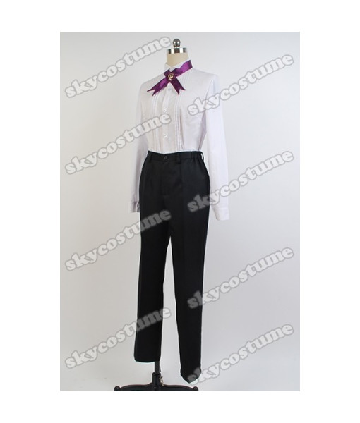 Black Butler Kuroshitsuji Sebastian Michaelis Uniform Outfit Cosplay Costume from Black Butler