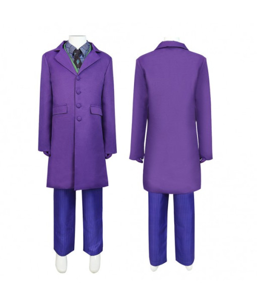 Kids Children Purple Suit Fullset Outfit Halloween Costume