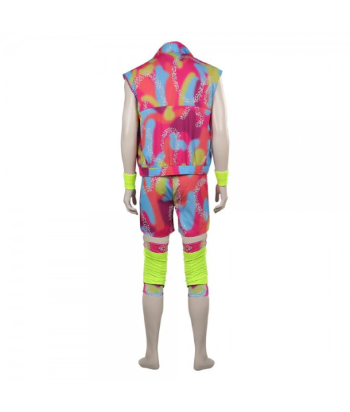 1970s Retro Colorul Outfit Men Halloween Costume