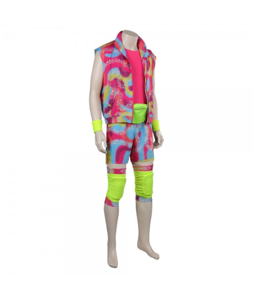 1970s Retro Colorul Outfit Men Halloween Costume