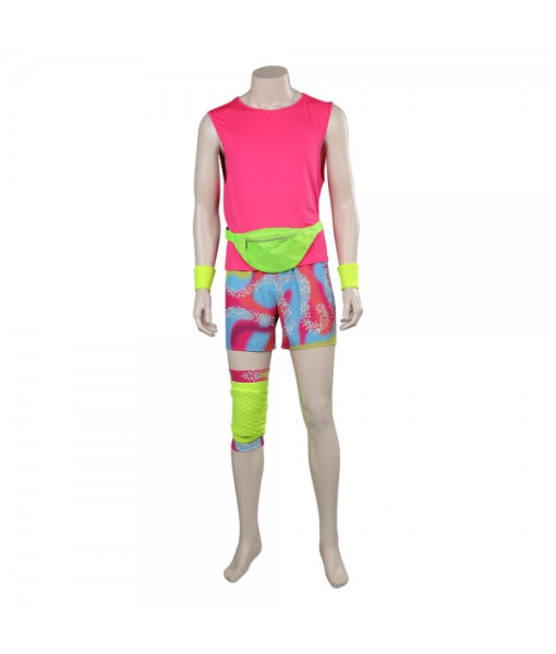 1970s Retro Colorul Outfit Men Halloween Costume