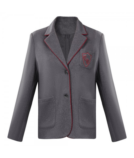 Women Royal Grey Suit Coat School Uniform