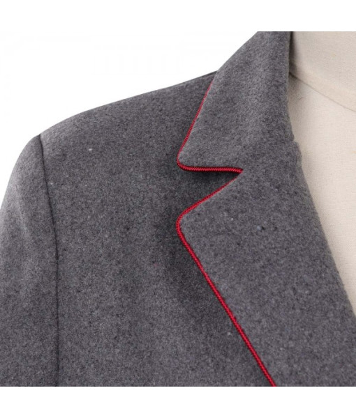 Women Royal Grey Suit Coat School Uniform