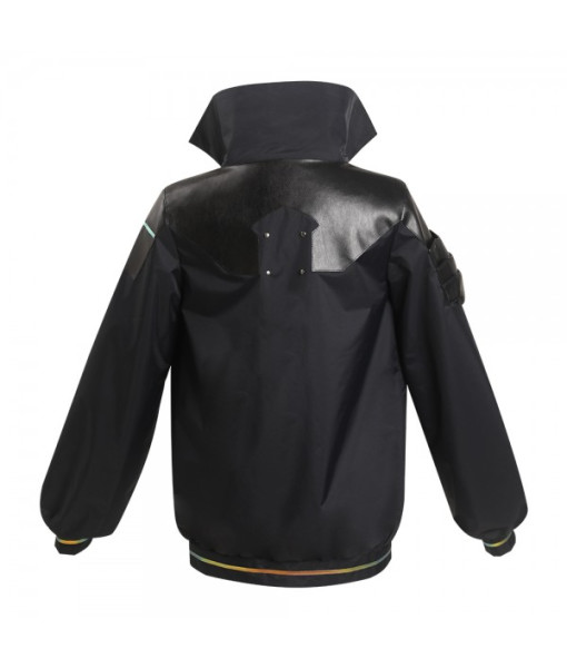 Women Black Jacket Futuristc Sci-Fi Style Halloween Costume
