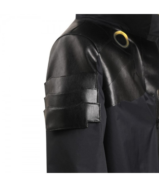 Women Black Jacket Futuristc Sci-Fi Style Halloween Costume