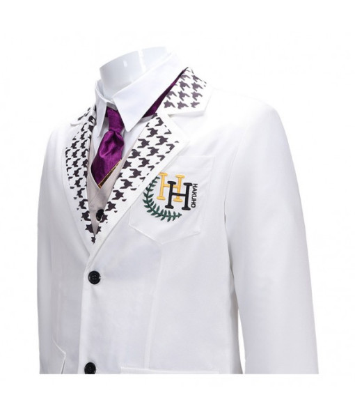 Men White Suit School Uniform Jk Uniform Halloween Costume