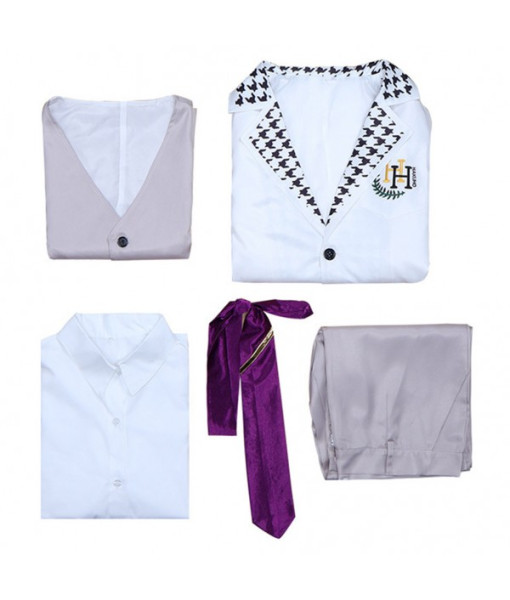 Men White Suit School Uniform Jk Uniform Halloween Costume