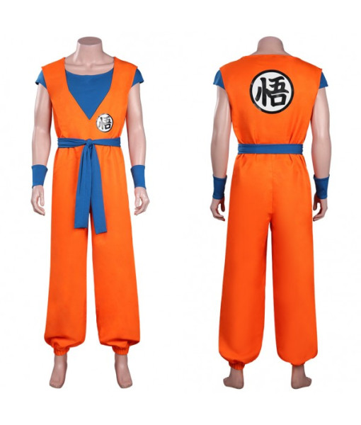 Son Goku Dragon Ball Super:Super Hero Outfits Halloween Cosplay Costume 