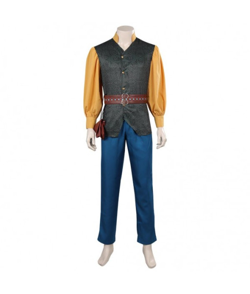 Men Medieval Fantasy Leather Vest Fullset Outfit with Cloak Role Play Halloween Costume