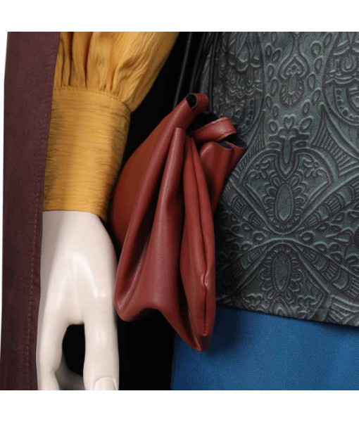 Men Medieval Fantasy Leather Vest Fullset Outfit with Cloak Role Play Halloween Costume
