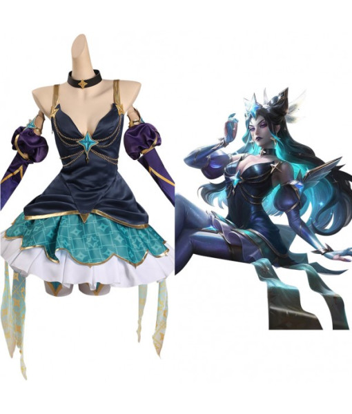 Star Guardian-Syndra League of Legends Outfits Halloween Carnival Suit Cosplay Costume
