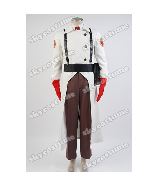 Team Fortress 2 Medic Suit Uniform Game Cosplay Costume from Team Fortress 2