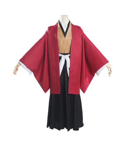 Tsugikuni Yoriichi Red Kimono Cosplay Costume